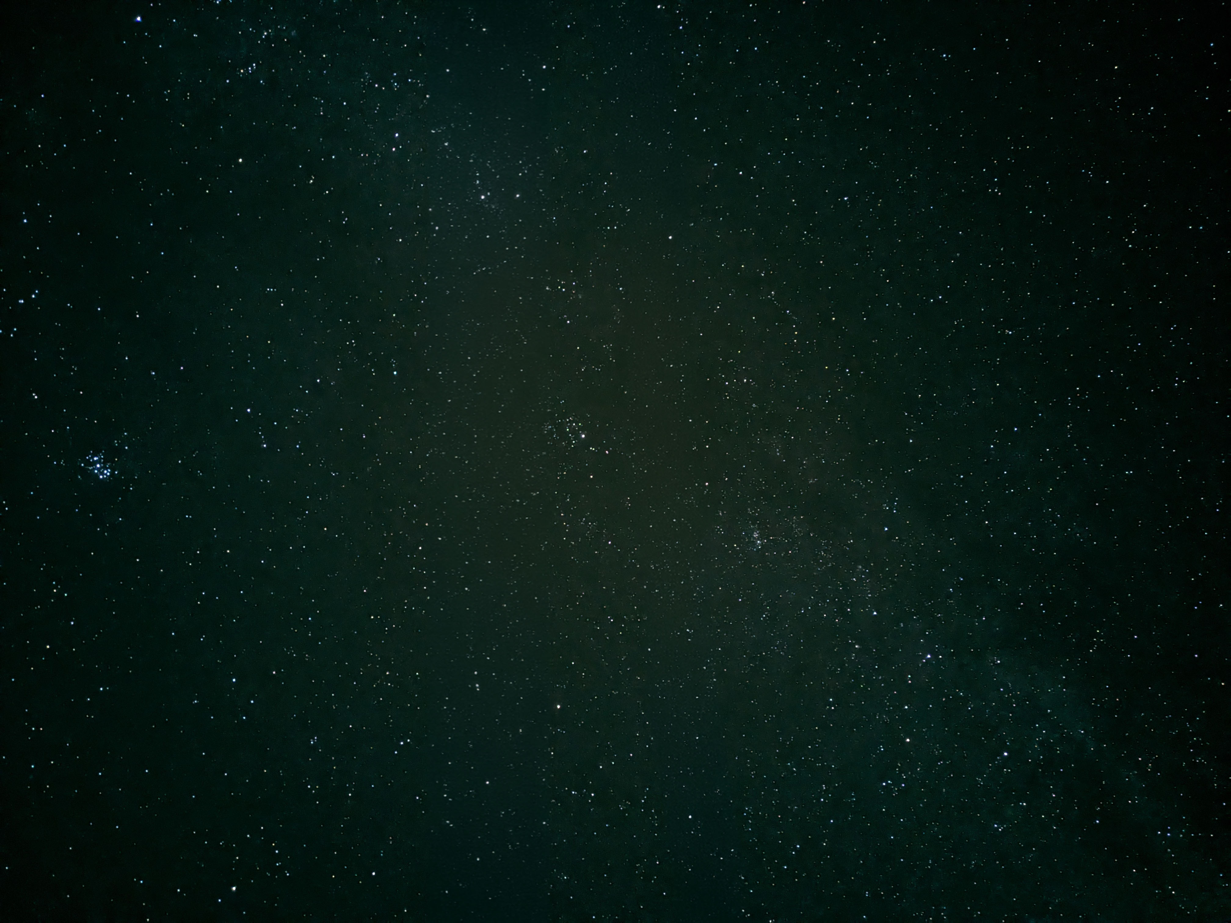 Sunset over the campsite